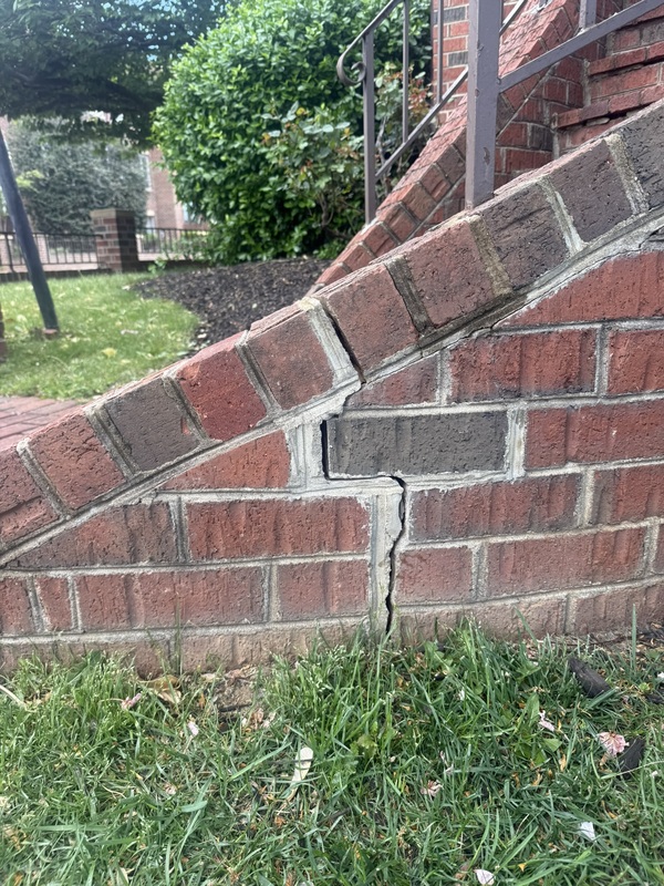Brick walkway and step repair in Washington DC