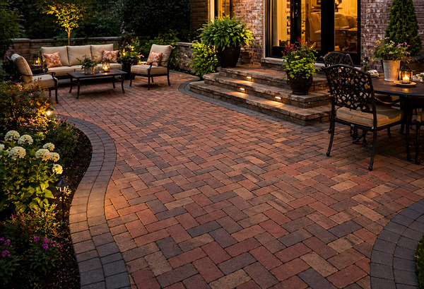 Residential brick patio repair in Washington DC