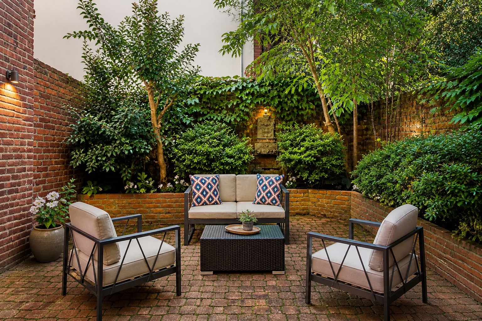 Historic home brick patio restoration in Washington DC